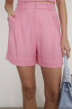 Shorts Alfaiataria Delft Rosa