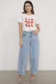 Camiseta Morango Off White