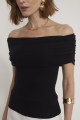 Blusa Ombro a Ombro Mykonos Preto