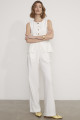Calça Reta Alfaiataria Kozani Off White