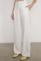 Calça Reta Alfaiataria Kozani Off White