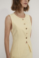 Blusa Alfaiataria Kozani Amarelo Bebê