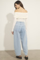 Blusa Ombro a Ombro Malha Italia Off