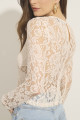 Blusa Renda Dubai Creme
