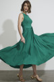 Vestido Evasê Midi Bon Nadal Verde