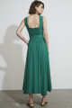 Vestido Evasê Midi Bon Nadal Verde