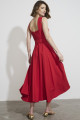 Vestido Evasê Midi Bon Nadal Vermelho