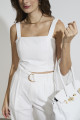 Top Cropped Alfaiataria Bon Nadal Off