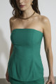 Blusa Sem Alças Mary Christmas Verde