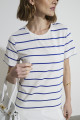 Camiseta Solar Azul Cobalto/Off