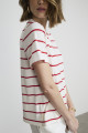 Camiseta Solar Vermelho/Off