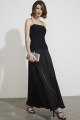 Vestido longo Preto Luar