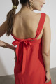 Vestido Longo Arpoador Vermelho