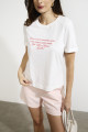 Camiseta Algodão Estampa Off