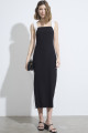 Vestido Midi Martinelli Preto e Branco