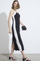 Vestido Midi Martinelli Preto e Branco