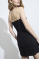 Corselet Ajustado Recortes Quebec Preto