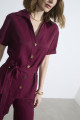 Camisa Alfaiataria Hilton Cabernet Sauvignon