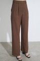 Calça Reta Alfaiataria Cannes Marrom
