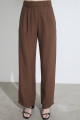 Calça Reta Alfaiataria Cannes Marrom