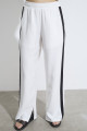 Calça em afaiataria Skye Branco e Preto