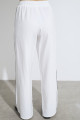 Calça em afaiataria Skye Branco e Preto