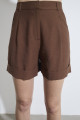 Shorts Alfaiataria Solar Marrom