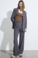 Calça Reta Alfaiataria Cannes Chumbo