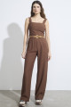 Calça Reta Alfaiataria Cannes Mocha Mousse