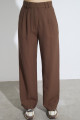 Calça Reta Alfaiataria Cannes Mocha Mousse
