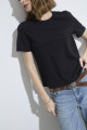 Camiseta Básica Lisa Preto