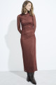 Vestido Tule Brooklin Marrom