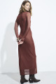 Vestido Tule Brooklin Marrom