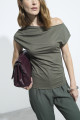Blusa Malha Orly Dark Oliva