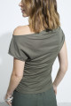 Blusa Malha Orly Dark Oliva
