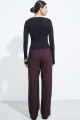 Calça Reta Alfaiataria Manhattan Chocolate Amargo