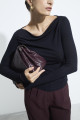 Blusa Tricot de Manga Longa Preto