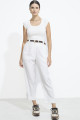 Baby Look Decote U Off White