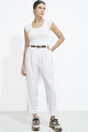 Baby Look Decote U Off White
