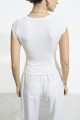 Baby Look Decote U Off White