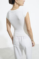 Baby Look Decote U Off White