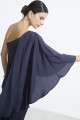 Blusa Assimétrica Geneva Dark Blue