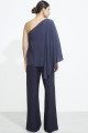 Blusa Assimétrica Geneva Dark Blue