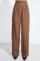 Calça Reta Alfaiataria Cannes Marrom Canela
