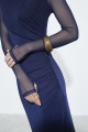 Vestido Tule Brooklin Marinho