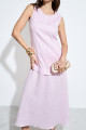 Vestido Em Linho Alicante Rosa Bebê