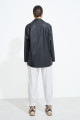 Camisa Couro Queens Preto