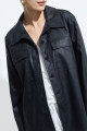Camisa Couro Queens Preto