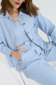 Calça Reta Amarração Cami Ice Blue