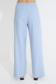 Calça Reta Amarração Cami Ice Blue